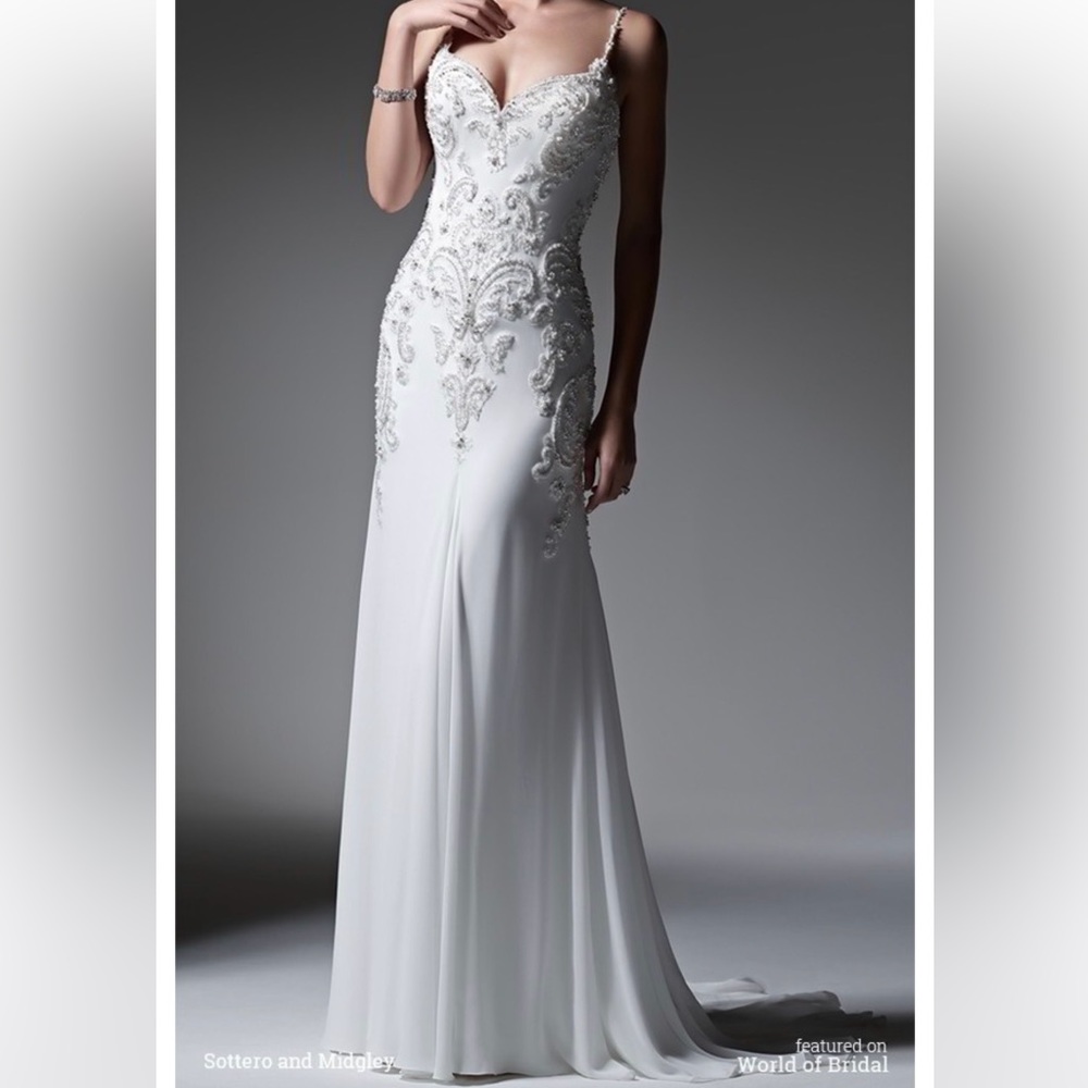Sottero and Midgley Wedding Gown with beaded detail